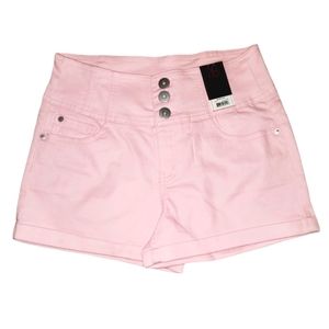 No Boundaries Juniors' Corset Shorts Pink 9999